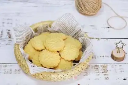 Make Peach cookies step 12