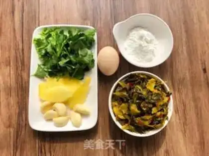 Make Home-cooked vegetables step 1