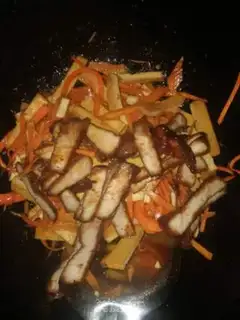Make Forbidge fried beans step 5