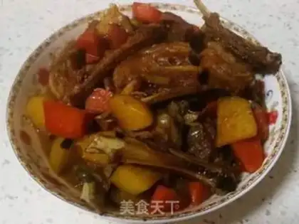 Make Red lamb chops step 10