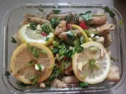 Make Lemon chicken claws step 7
