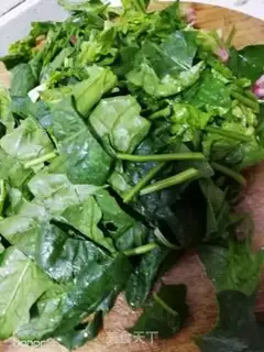 Make Spinach tofu step 0