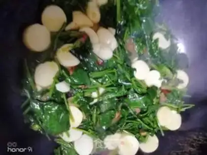 Make Spinach tofu step 4