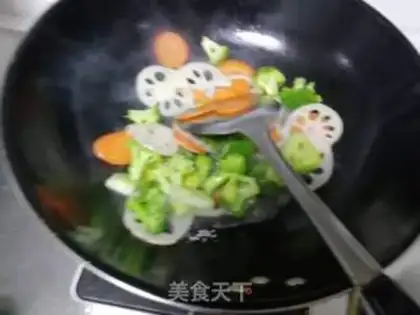 Make ♪ West blue flowers with carrots ♪ step 4