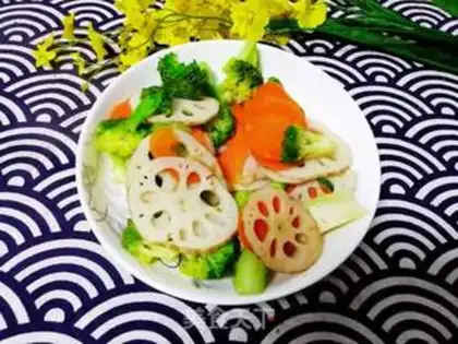 Make ♪ West blue flowers with carrots ♪ step 6