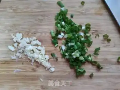 Make Fan spinach step 3