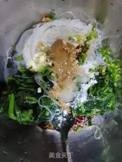 Make Fan spinach step 4