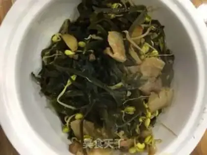 Make Five flowers for a soybean sprouts step 6