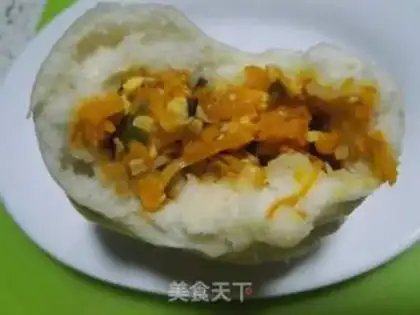 Make Pumpkin shrimp prawn bag step 7