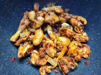 Make Xinjiang chicken step 4