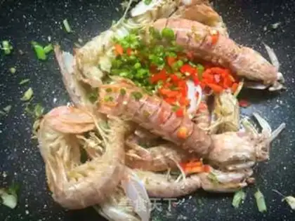 Make Precious shrimp mushrooms step 7
