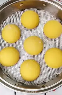 Make Sweet pumpkin buns step 6