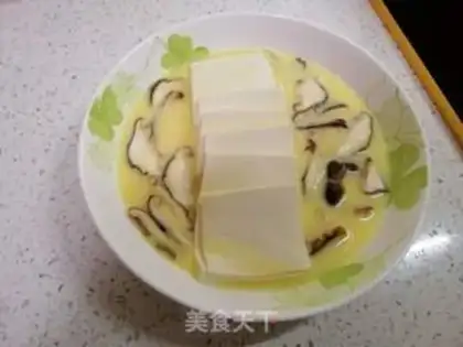 Make Tofu mushrooms steam eggs step 2