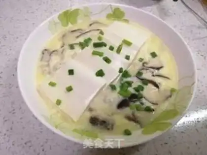 Make Tofu mushrooms steam eggs step 4