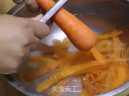 Make Carrot fruit step 1