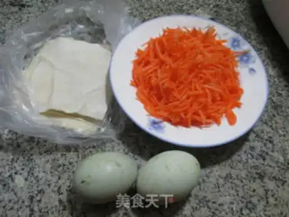 Make Carrot ducks step 0