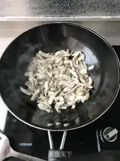 Make Pumpkin mushrooms burning mackerel step 3