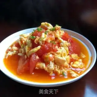 Make Tomato fried eggs step 7