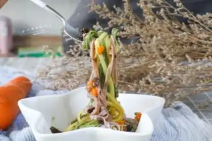 Make Soy noodles step 5
