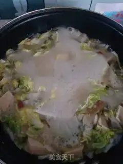 Make Tofu with soup dolls step 7