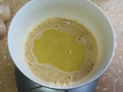 Make Ginger pecan egg step 2