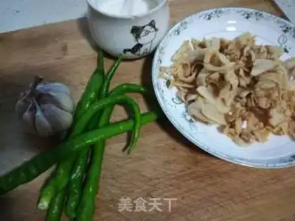Make Cream pepper fried oil step 1
