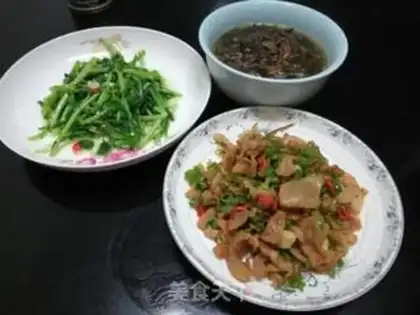 Make Cream pepper fried oil step 8