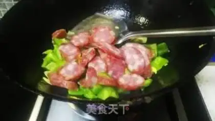 Make Sausage tomato pepper step 5