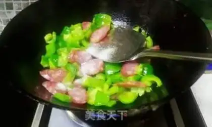 Make Sausage tomato pepper step 6