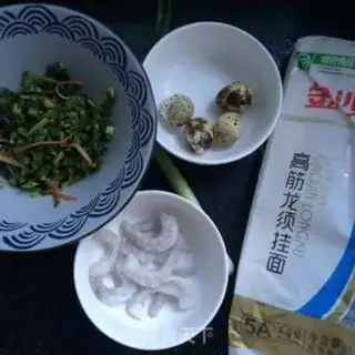 Make Snow-cray shrimp shaving noodles step 0
