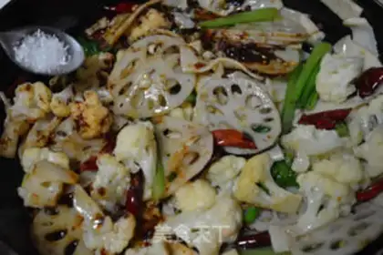 Make Spicy dry pot step 15