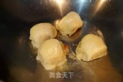 Make Fried bean buns step 3