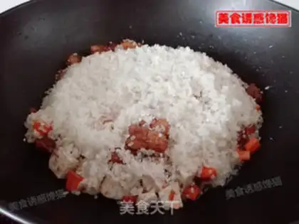 Make Red roast meat rice step 4