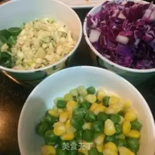 Make Pyramid salami fried rice step 3