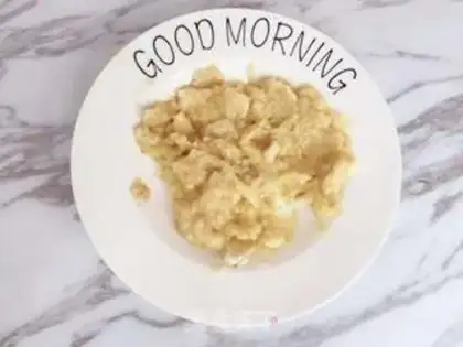 Make Baby banana pie step 1