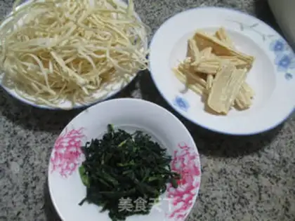 Make The cranberry curd noodles step 0