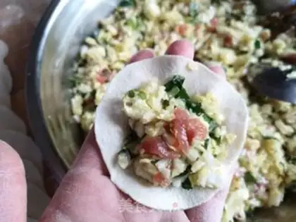 Make Pork dumplings step 6