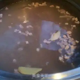 Make Beef corn pea porridge step 2