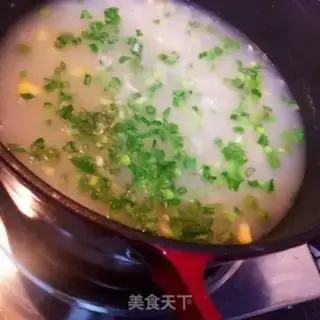 Make Beef corn pea porridge step 7