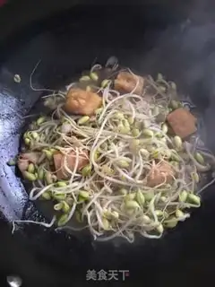 Make Tofu soy sprouts step 4