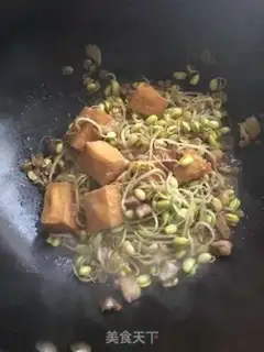 Make Tofu soy sprouts step 5