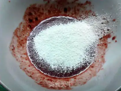 Make Double blueberry chili cake step 3