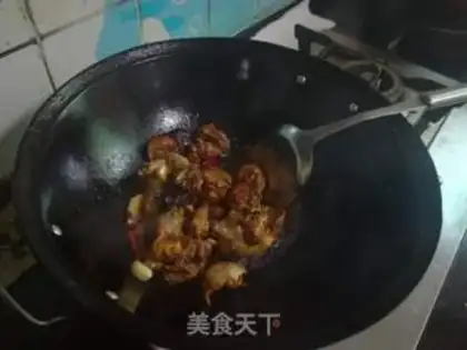 Make A chicken with mushrooms step 6