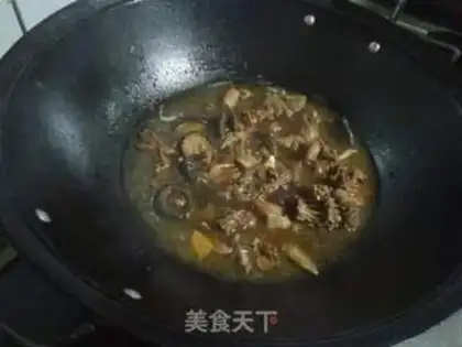 Make A chicken with mushrooms step 8