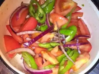 Make Spicy red step 2