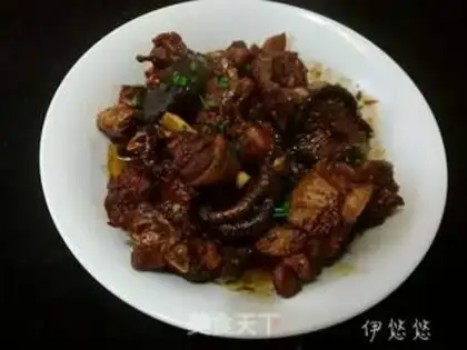 Make A chicken with mushrooms step 9