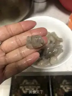 Make Fresh meat, big shrimp step 2