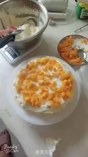 Make Mango lasagna cake step 11