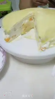Make Mango lasagna cake step 13