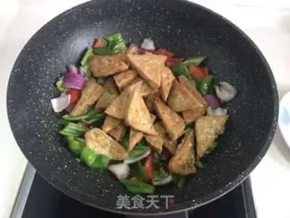 Make Thai sweet spicy tofu step 6